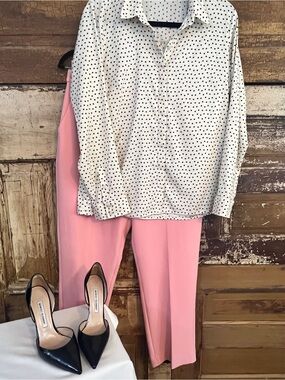 NWT Express Pink Ankle Pants | Straight Leg Dress Pants | Office Career Size 12